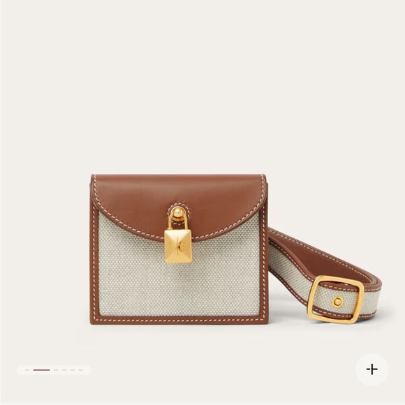 Brown and Cream Belt Bag - Picture 2 of 3